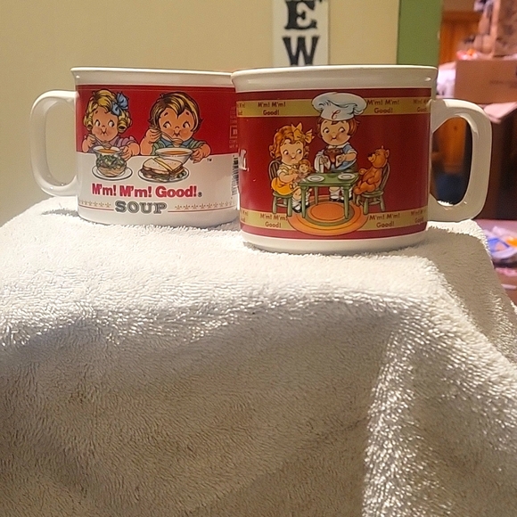 Campbell's Other - Campbell's soup 1989 and 1998 vintage mugs. For their ages, used, these are nice